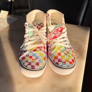 Vans Multicolor Checkered High-Tops